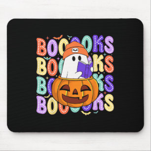 Tapis De Souris Retro Cute Ghost Enseignant Halloween Librairie Li