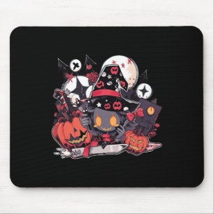 Tapis De Souris Retro Cute Halloween Horreur Costume Party