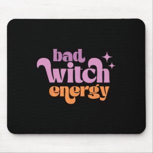 Tapis De Souris Rétro D Witch Energy Shirt Halloween Vibes de cuis