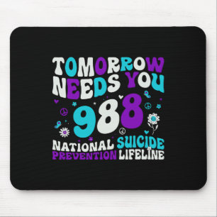 Tapis De Souris Retro Demain A Besoin De Vous 988 Prévention Du Su