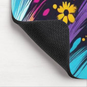 Tapis De Souris Retro Design on a 1970's Thick Computer Mousepad (Coin)