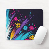 Tapis De Souris Retro Design on a 1970's Thick Computer Mousepad (Avec souris)