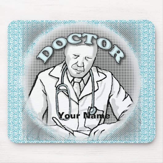 Tapis De Souris Retro docteur (Devant)