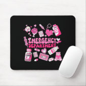 Tapis De Souris Retro Emergency Department Nk Valentine Er Nurse W (Avec souris)