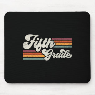 Tapis De Souris Retro Enseignant De Cinquième Année Ck À L'École