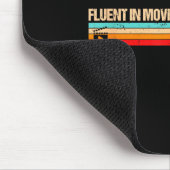 Tapis De Souris Retro Es Funny Saying Fluent In Movie Quotes (Coin)
