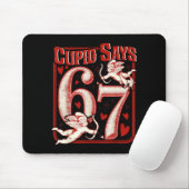 Tapis De Souris Retro Funny Cud Says 6 7 Six Seven Couples Valenti (Avec souris)