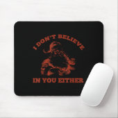 Tapis De Souris Retro Funny Santa Clause I Don't Believe In You Ei (Avec souris)