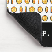 Tapis De Souris Retro Gaming Coins Pixel Pattern (Coin)