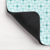 Tapis De Souris Rétro Glam Mousepad, Turquoise (Coin)