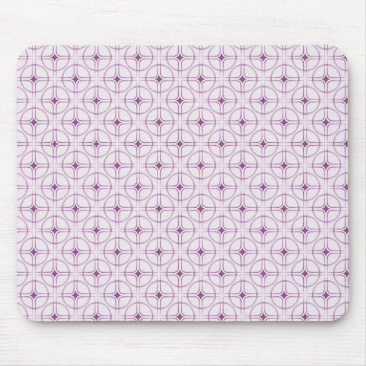 Tapis De Souris Rétro Glam Mousepad, violet (Devant)