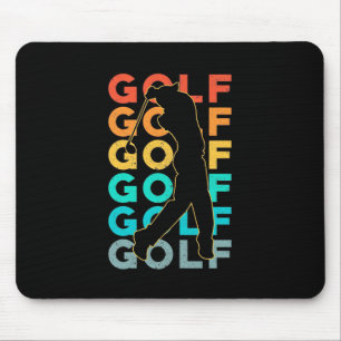 Tapis De Souris Retro Golfer