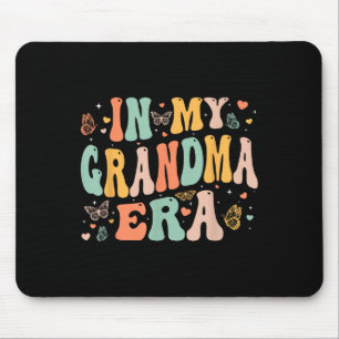Tapis De Souris Rétro Groovy À l'ère de ma grand-mère Fête des mèr