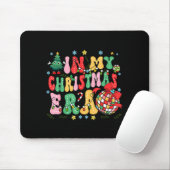 Tapis De Souris Retro Groovy Christmas In My Christmas Era Xmas (Avec souris)