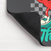 Tapis De Souris Retro Groovy Heart Throb Valentines Day Toddlers B (Coin)