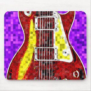 Tapis De Souris Rétro guitare