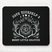 Tapis De Souris Retro Have Yourself A Merry Little Solstice Yule C (Devant)