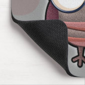 Tapis De Souris Rétro hibou (Coin)