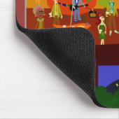 Tapis De Souris Retro House Fun Jet Set Art Design (Coin)