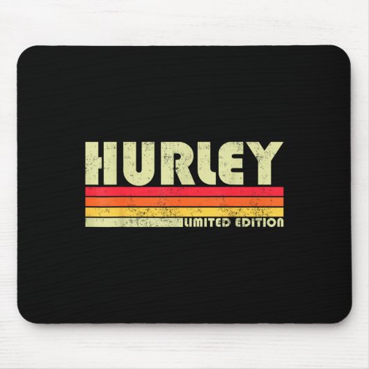 Tapis De Souris Retro Hurley Home State Cool 70s 80s Style Sunset (Devant)
