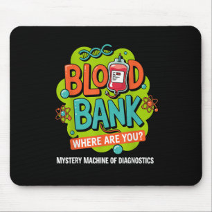 Tapis De Souris Retro Lab Week 2025 Blood Bank Team Mls Mlt Lab Sc
