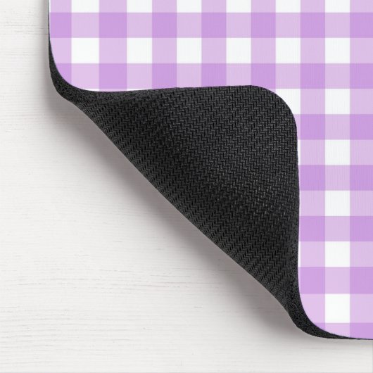 Tapis De Souris Retro Lilac En vichy Chèques Plaid À damiers (Coin)