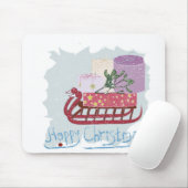 Tapis De Souris Rétro Merry Christmas ! (Avec souris)