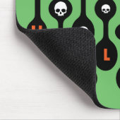 Tapis De Souris Rétro Mod Joyeux Halloween (Coin)
