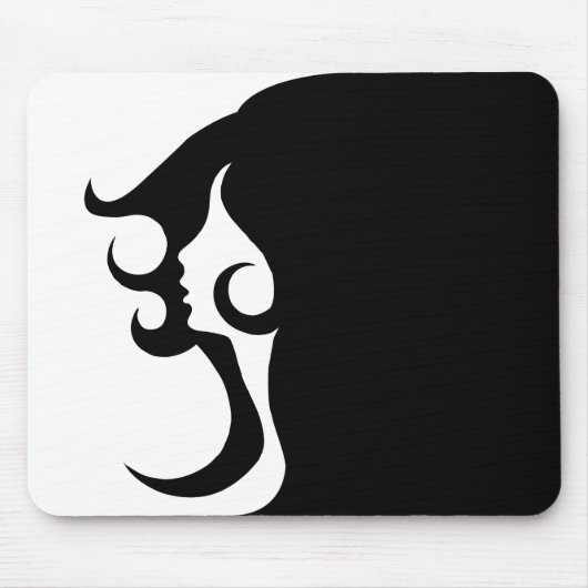 Tapis De Souris Retro Mod Woman (Devant)