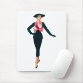 Tapis De Souris Rétro mode Mousepad (Avec souris)