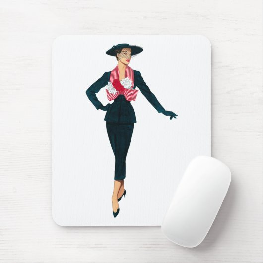 Tapis De Souris Rétro mode Mousepad (Avec souris)