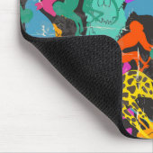 Tapis De Souris Rétro motif animal de silhouettes (Coin)