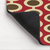 Tapis De Souris Rétro motif de globe - mousepad (Coin)
