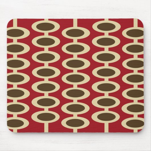 Tapis De Souris Rétro motif de globe - mousepad (Devant)