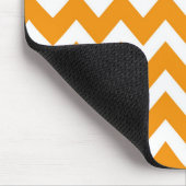 Tapis De Souris Rétro motif de zigzag ORANGE (Coin)