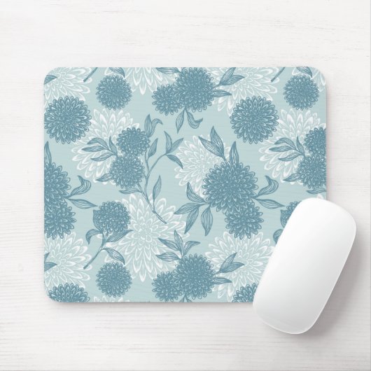 Tapis De Souris Rétro motif floral 2 (Avec souris)