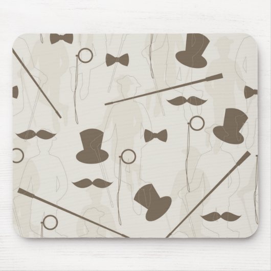 Tapis De Souris Rétro motif pour l'homme 2 (Devant)