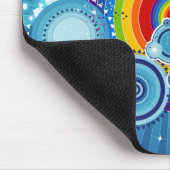 Tapis De Souris Rétro mousepad d'arc-en-ciel (Coin)