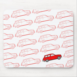 Tapis De Souris rétro mousepad de 95 ensembles en rouge