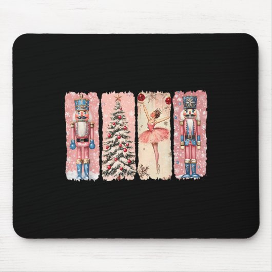 Tapis De Souris Retro Nutcracker Ballet Nk Christmas Xmas Vibes Wo (Devant)