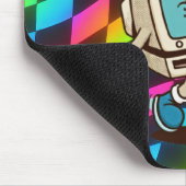 Tapis De Souris Retro OldTech Psychedelic Mousepad (Coin)