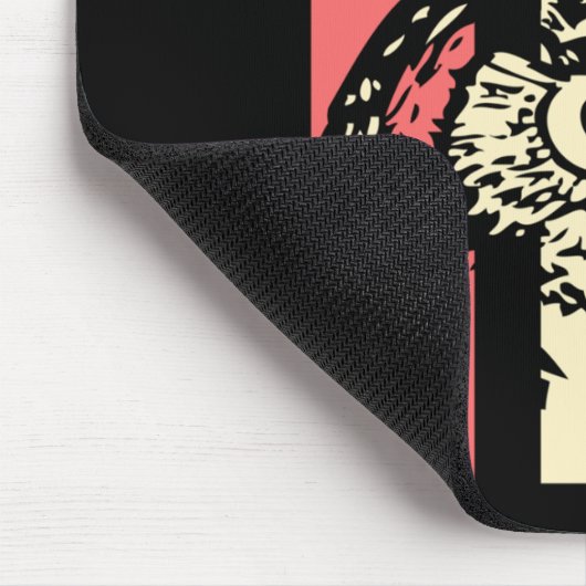 Tapis De Souris Retro Owl (Coin)