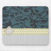 Tapis De Souris Rétro papier peint (Devant)