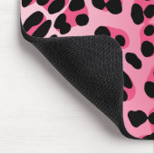 Tapis De Souris Rétro Pink Leopard (Coin)