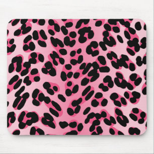 Tapis De Souris Rétro Pink Leopard