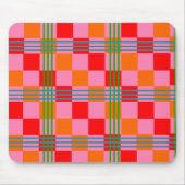 Tapis De Souris Retro Plaid  (Devant)