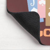 Tapis De Souris Rétro plutôt Euchre de jeu (Coin)