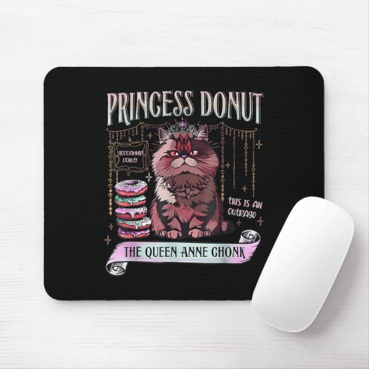 Tapis De Souris Retro Princess Donut Dungeon Crawler Carl Book Lov (Avec souris)