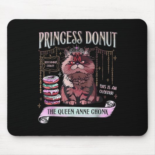 Tapis De Souris Retro Princess Donut Dungeon Crawler Carl Book Lov (Devant)