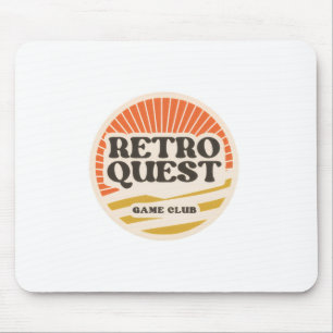 Tapis De Souris Retro Quest Jeux Rétro Vintage